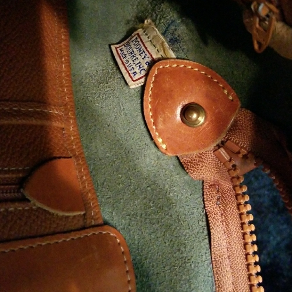 Green vintage dooney satchel - Picture 6 of 8